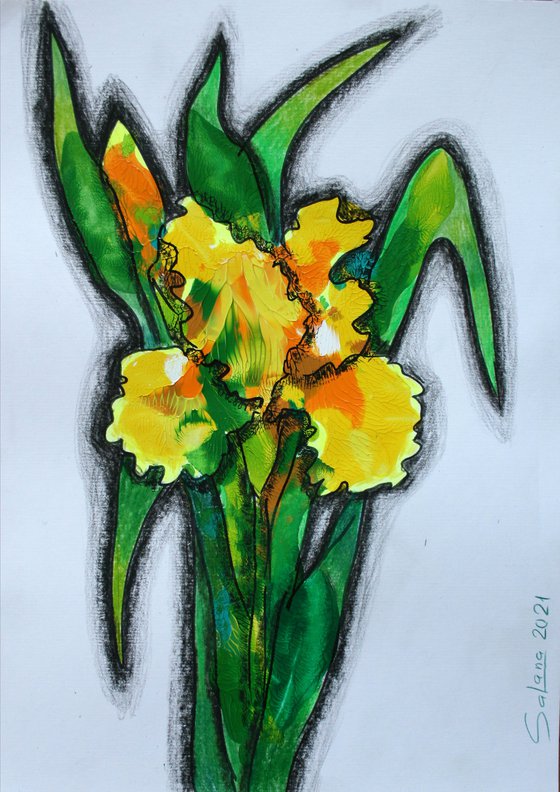 Iris III /  ORIGINAL PAINTING