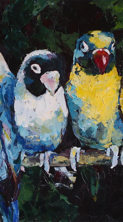 Lovebirds by Alfia Koral