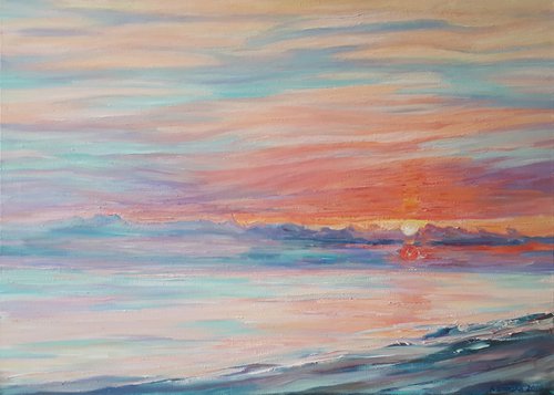 The Sea and The Sunset by Katarzyna Sikorska-Gawlas