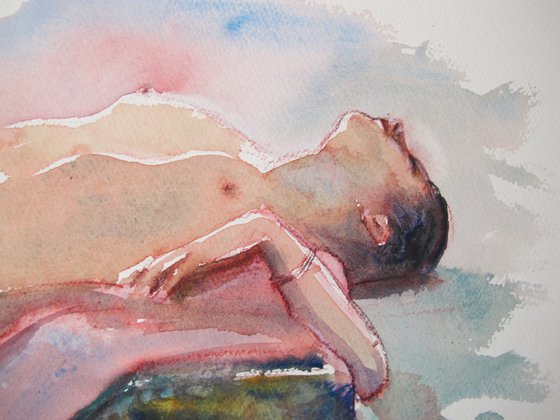 reclining female nude
