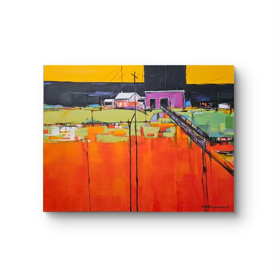 Old houses on the farm