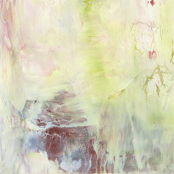 Mystical Moments 4 - Textural Abstract Painting  by Kathy Morton Stanion