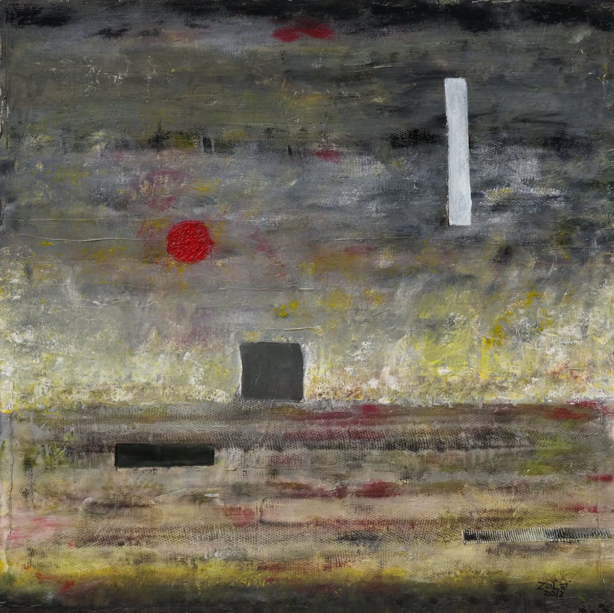 Transfiguration - abstract painting by Peter Zelei
