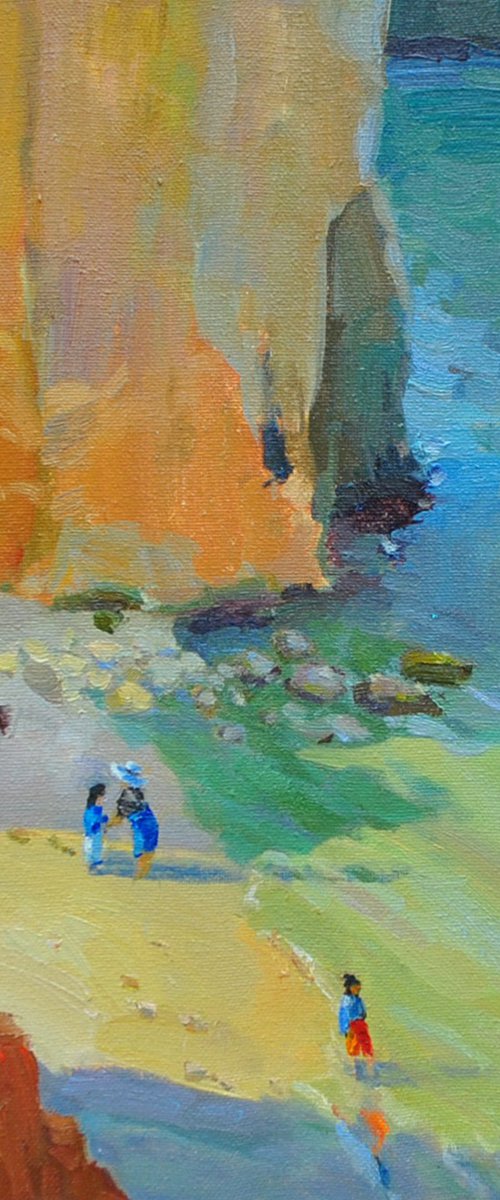 Golden Cliffs by Anna Shevel