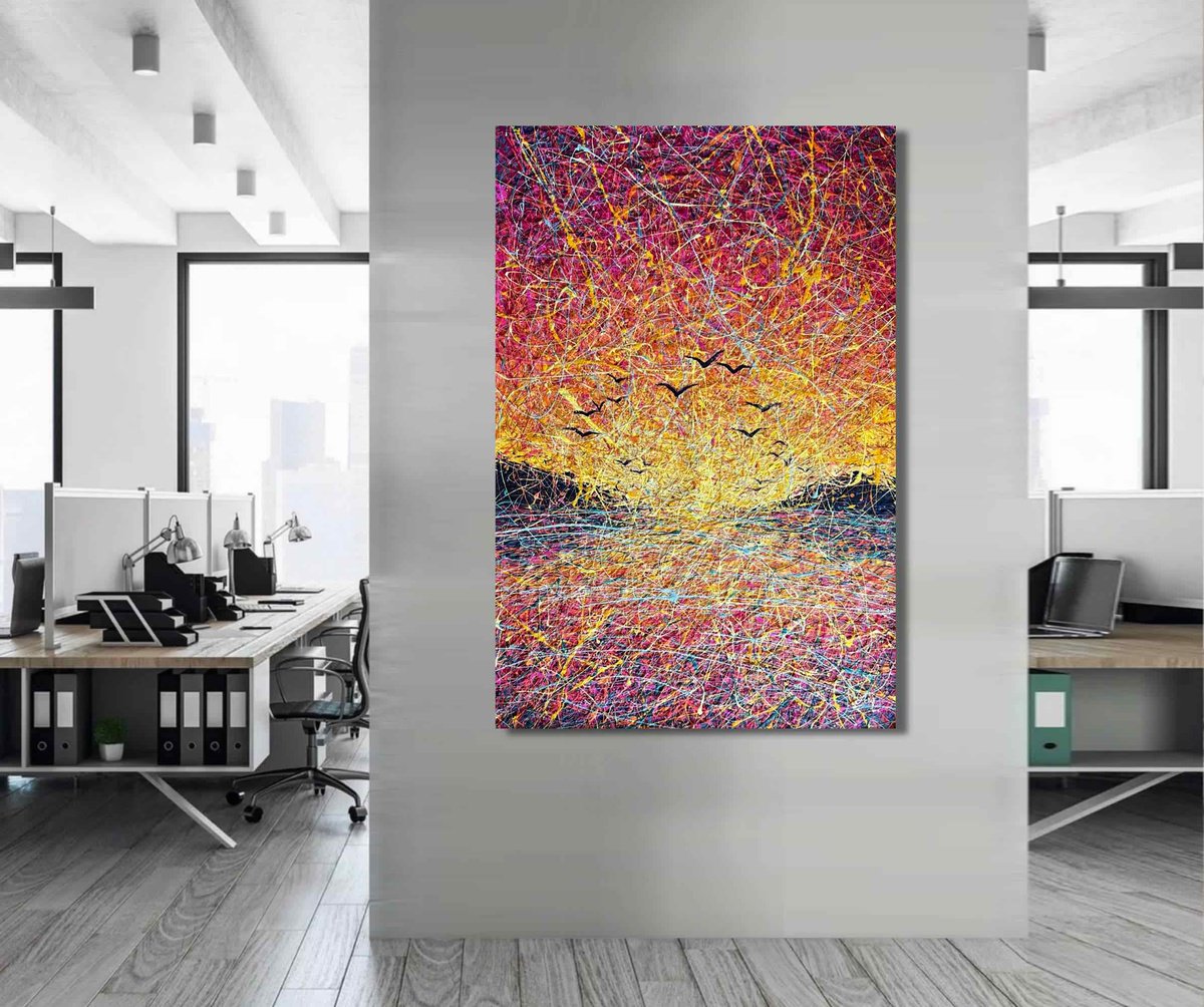  Daybreak By Nadiia Antoniuk, 42 X 61, Artwork For Sale On Artfinder