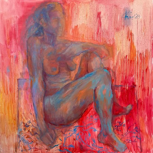 “Crimson Dawn” by Ksenia Kozhakhanova