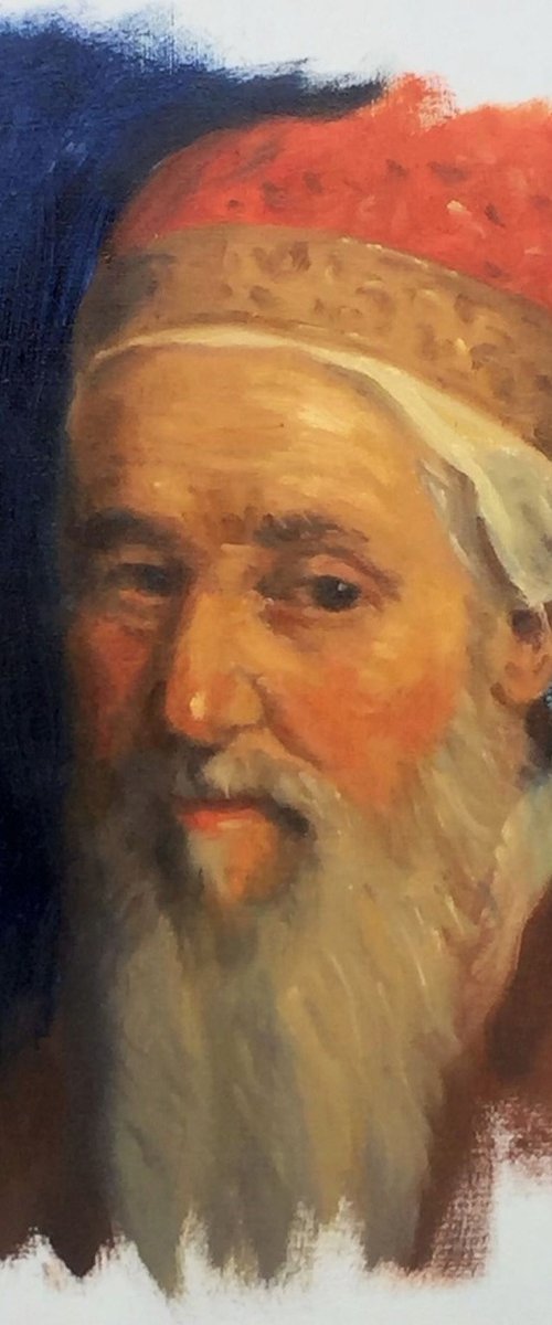 Doge Ramino Grimaldi (copy) oil, 12x9” 2019 by Michael Gillespie
