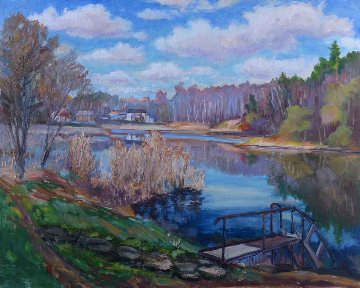 Strizhen River. Spring by Vyacheslav Onyshchenko