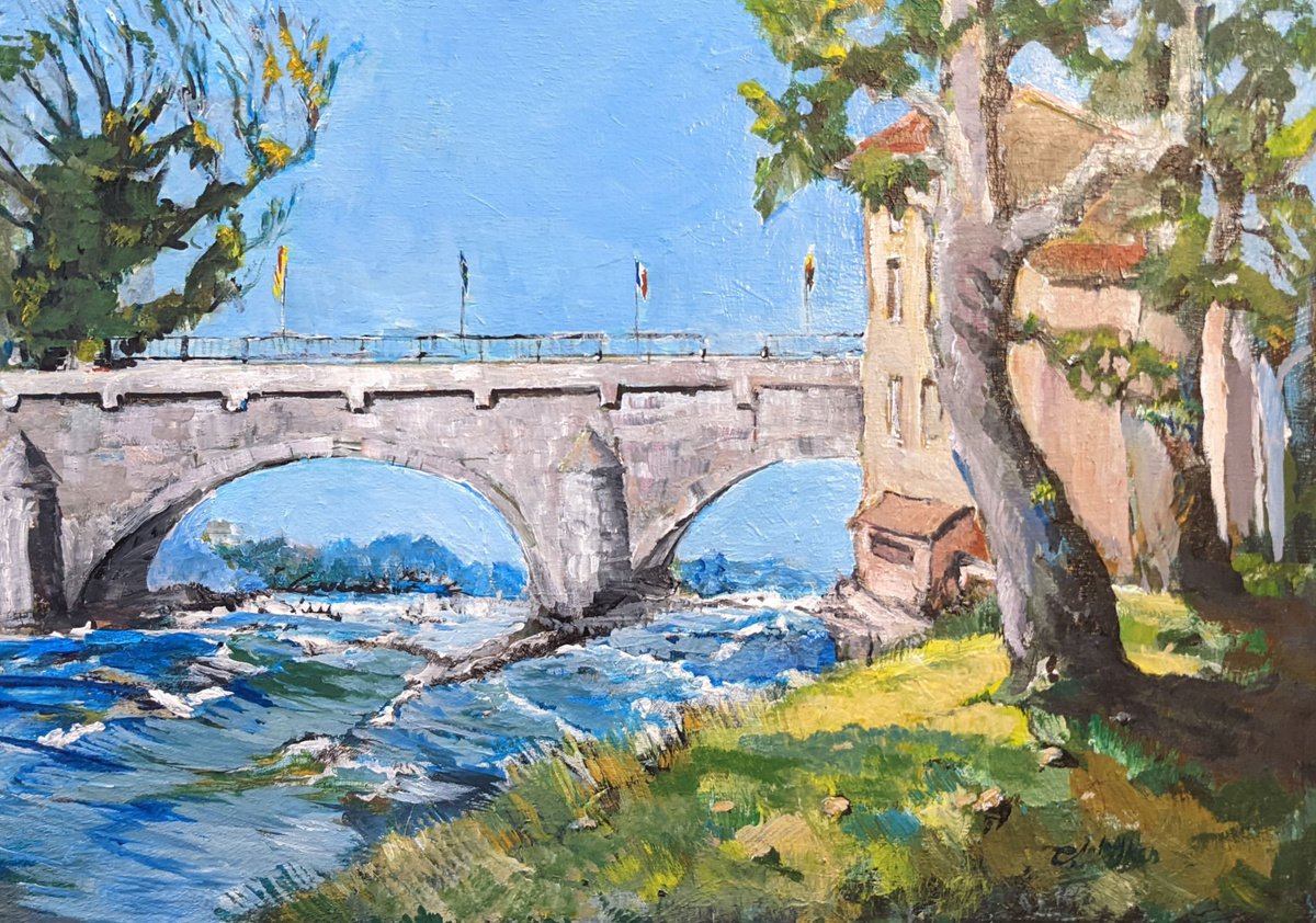 Empty Bridge - Le pont de Vinon-sur-Verdon by Chris Walker
