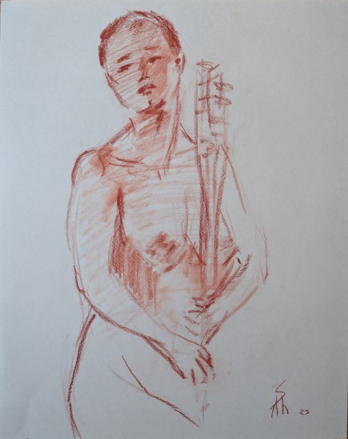 Lady With A Paddle by Ara Shahkhatuni