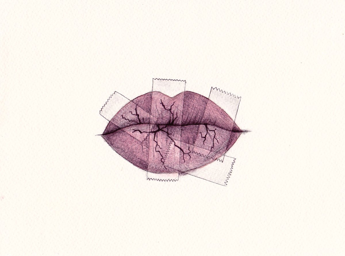 broken lips by Andromachi Giannopoulou
