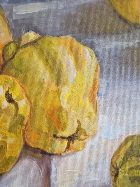Still-life with fruits "Quinces"