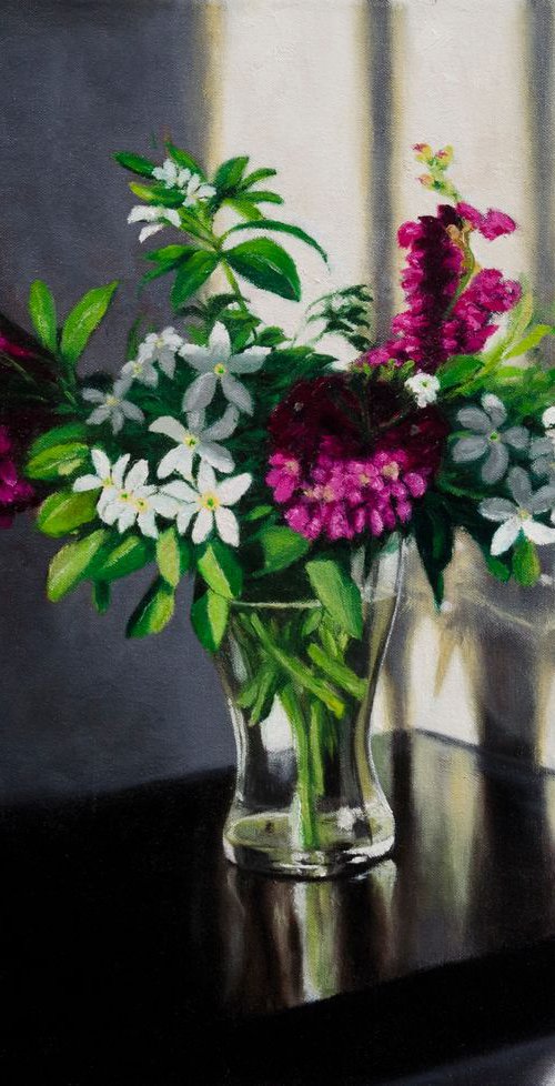 Mexican Jasmine and Stocks by Andrew McNeile Jones
