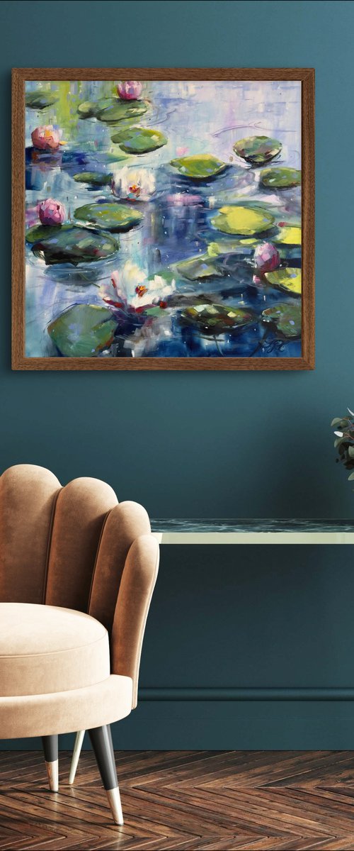 Lilies Dance 1 by Sandra Gebhardt-Hoepfner