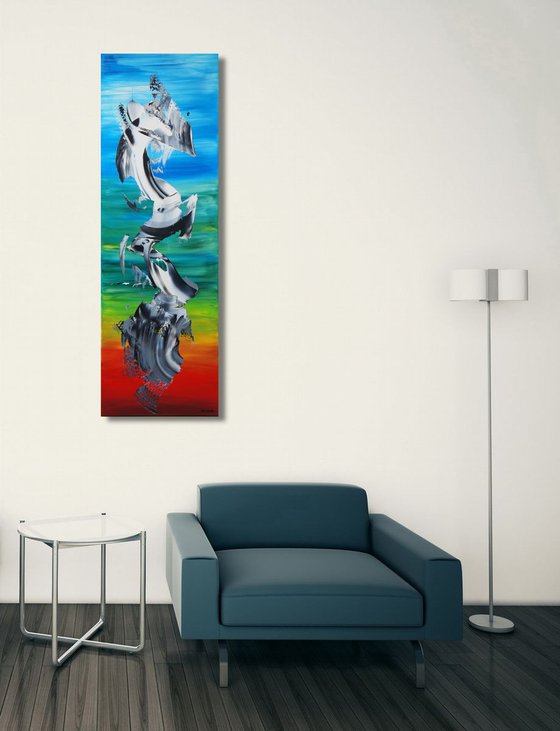 Angelfish (40 x 120 cm) XL (16 x 48 inches)