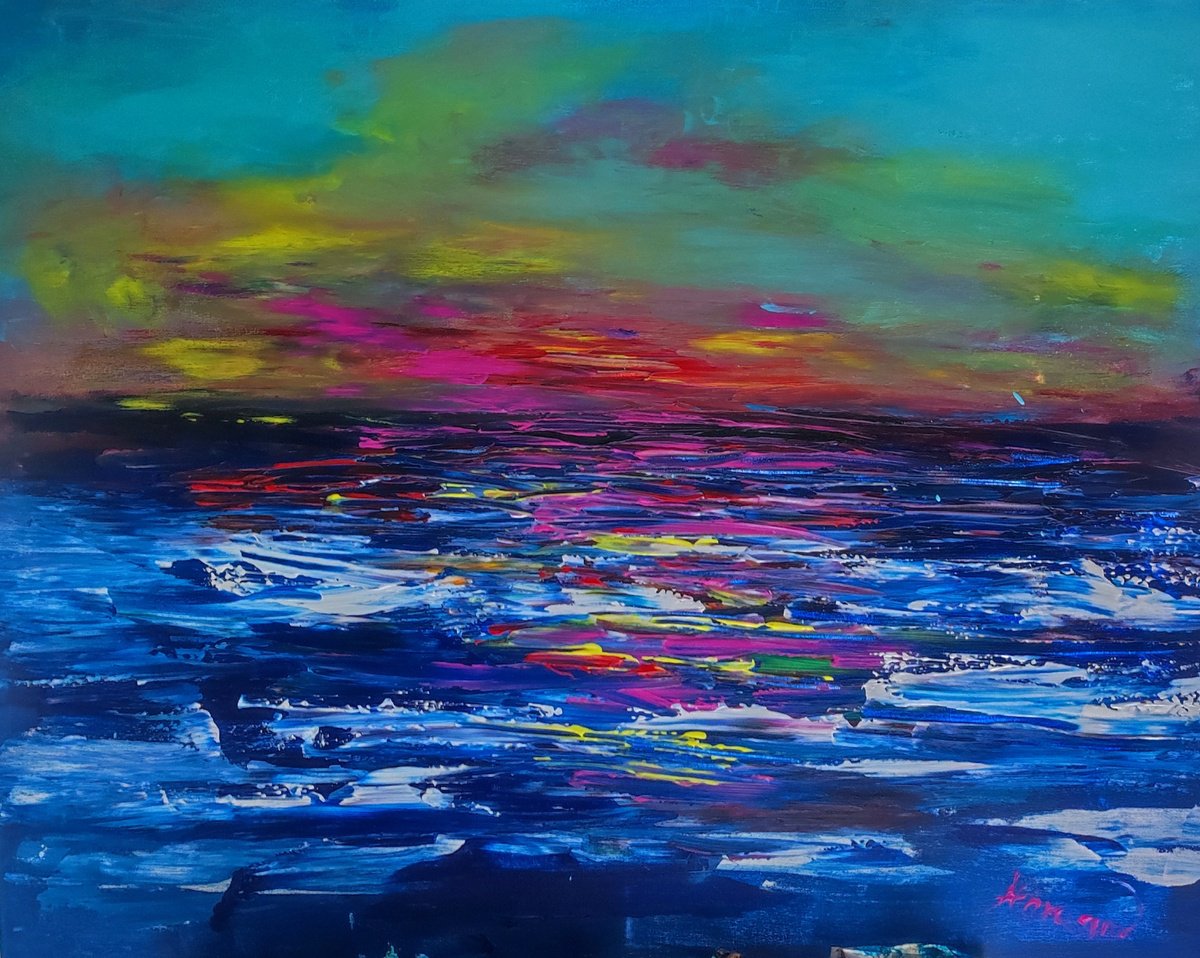 In The Mood By Beata Harasim, 31 X 24, Artwork For Sale On Artfinder