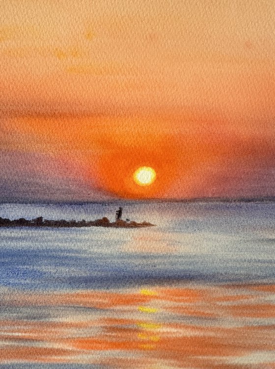 Evening Kiss of the Sun