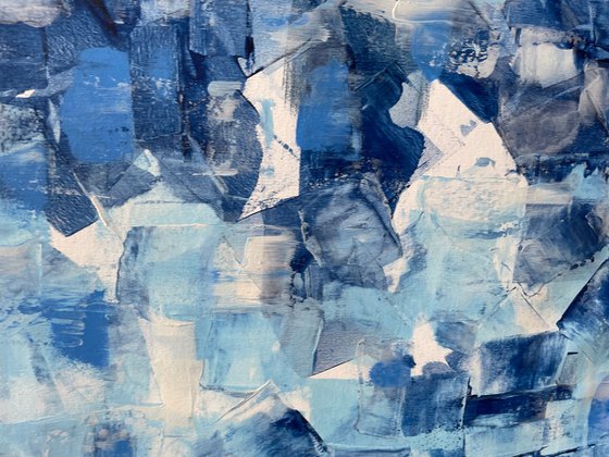 Abstraction in Blue and White