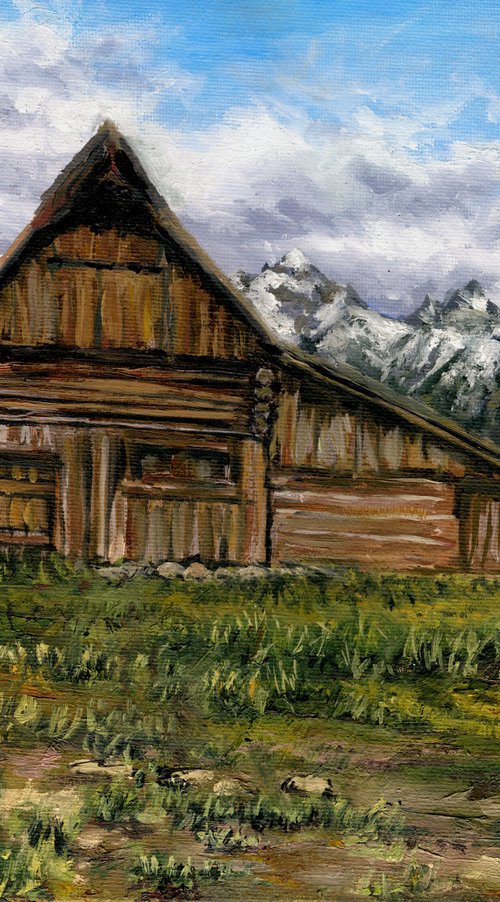 T.A. Moulton Barn and Tetons by Steph Moraca