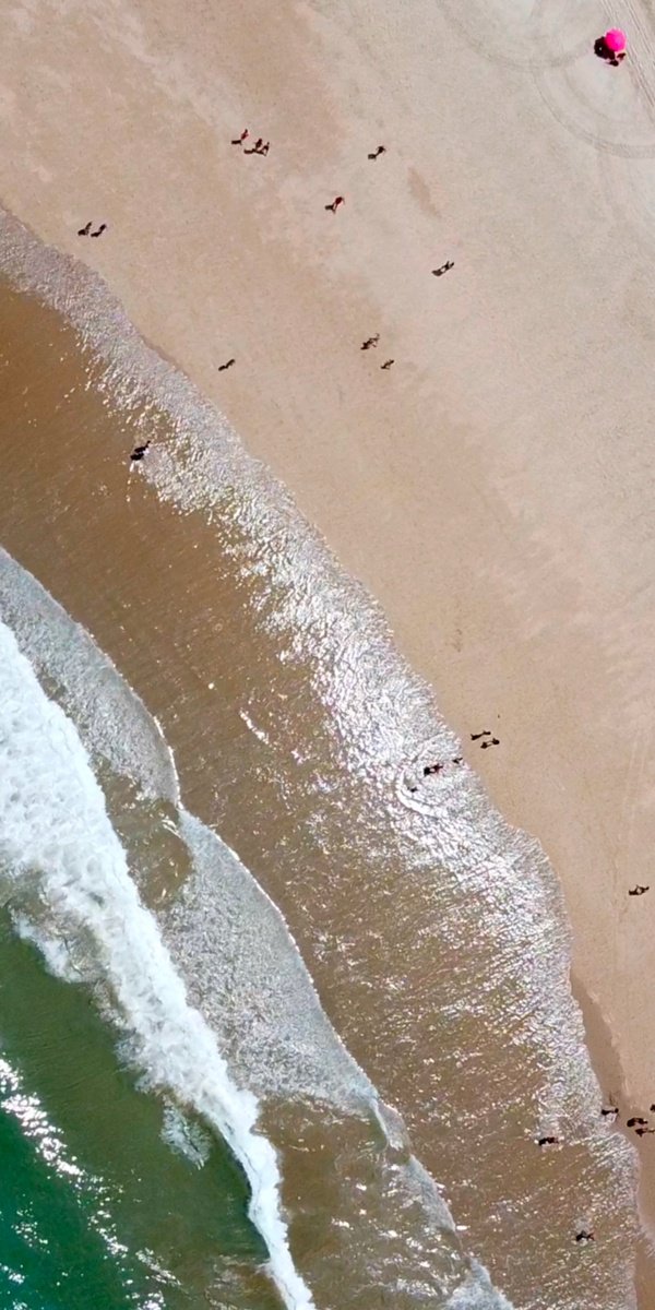 Landscape Photograph By Tatiana Zappa, 20 X 39", Beach Ii, Original Artwork