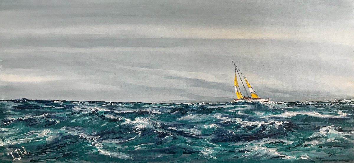 Stella on the High seas by Ian Walder
