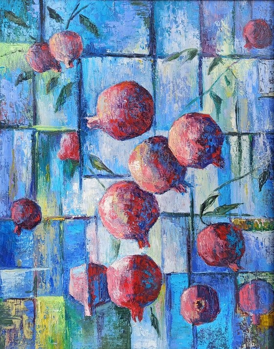 Pomegranate Mosaic