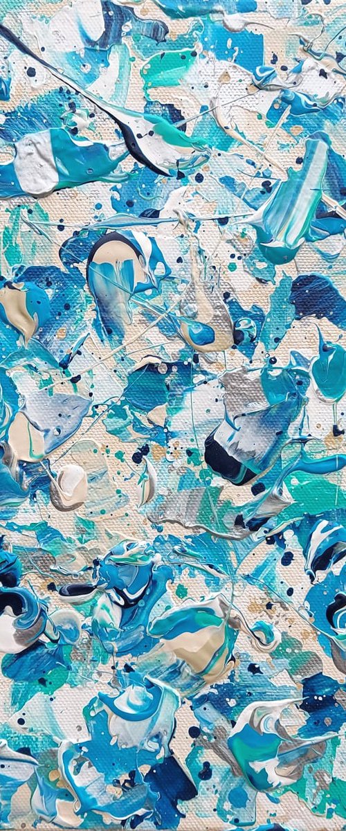 Abstract Synapses - Beside The Sea by Lucy Moore