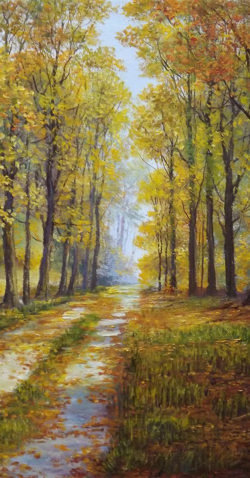 Autumn Path by Oleg Riabchuk