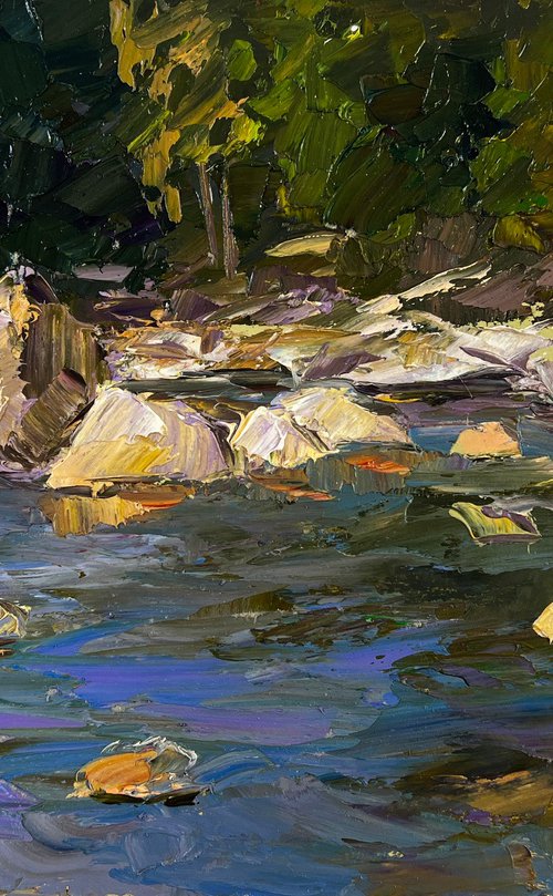 Silent Whispers between Green Shores by Boris Serdyuk