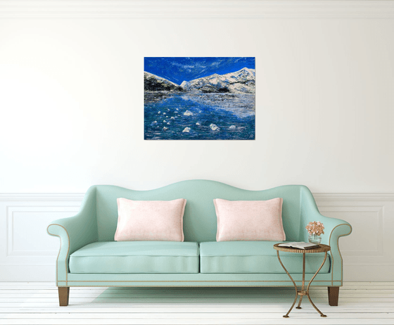 Glacier Bay ( Large 40"x30"-102cm x 76cm)