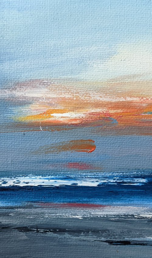 Miniature Margate Seascape by Jo Earl