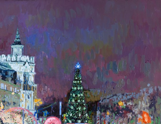 New Year. Turgenevskaya square