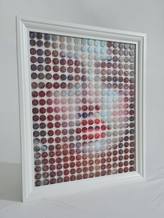 In your thoughts (n.717) - Dot Art series