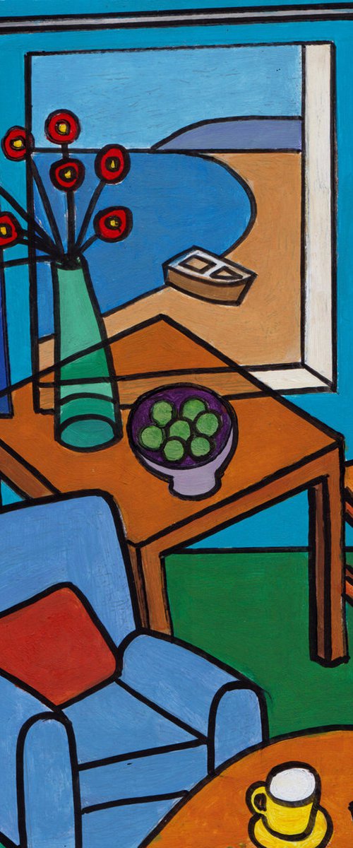 Interior with bay view by Tim Treagust