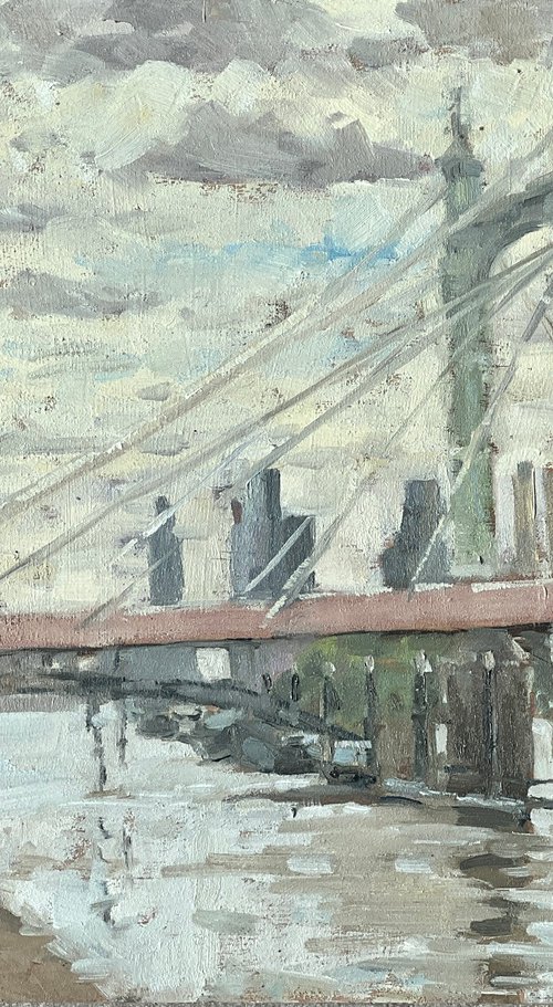 Albert Bridge haze by Louise Gillard