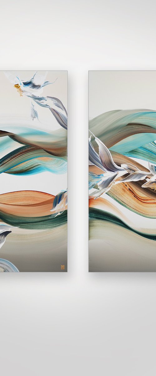 Be Transformed Diptych by Novi Lim