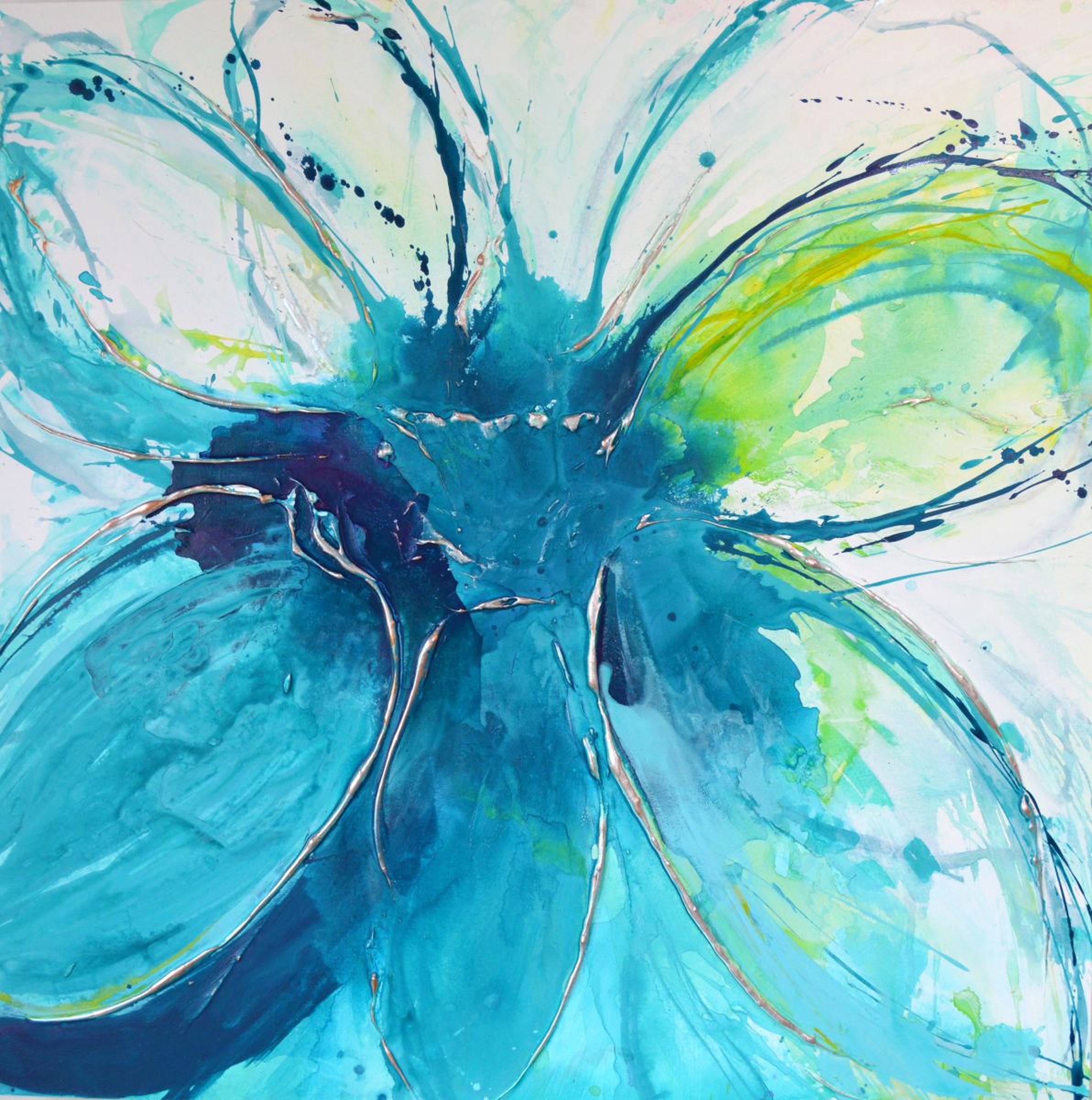 Blue Orchid By Caroline Ashwood Artfinder