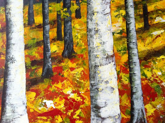 SOLD Autumn in The Forest