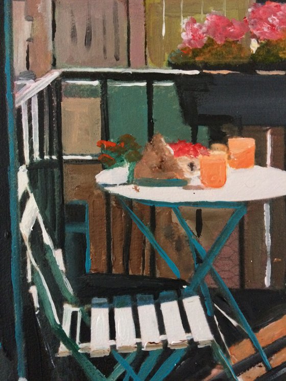 Paris, Breakfast On the Roof
