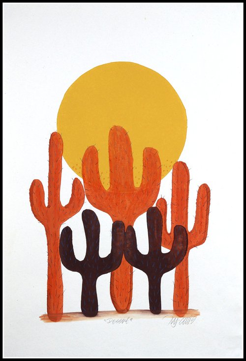 Desert Cactus by Mariann Johansen-Ellis
