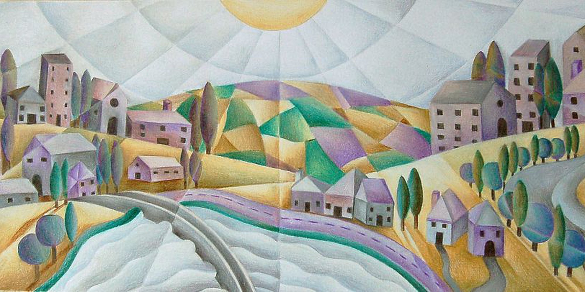Art of the Day: "Once Upon a Time there was a City on the Hill" by Tiffany Budd
