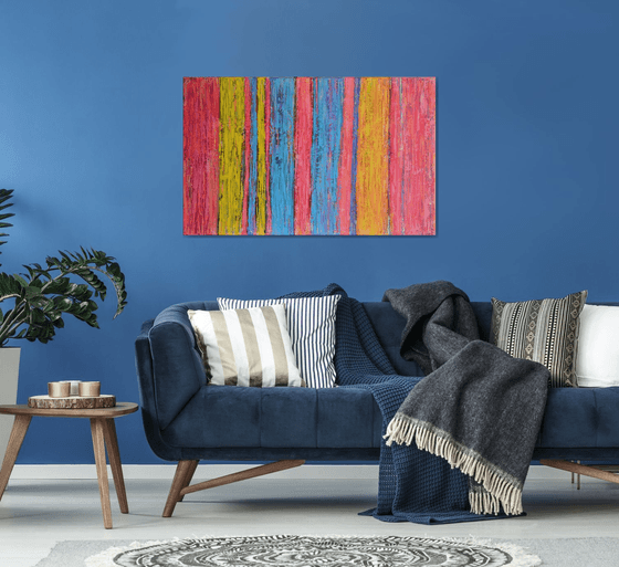 Sweet Home - Palette Knife Textured art