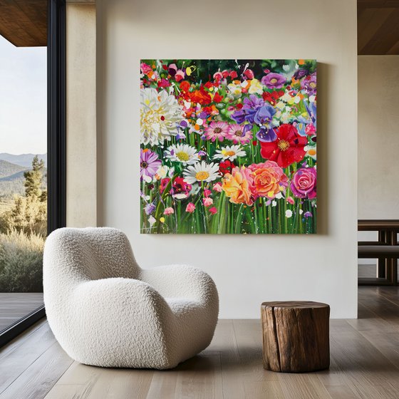 you made the flowers dance