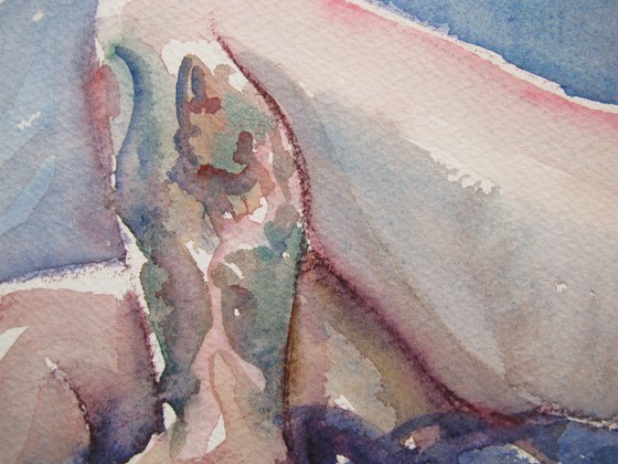 reclining female nude