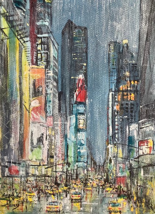 New York in the rain by Darren Carey