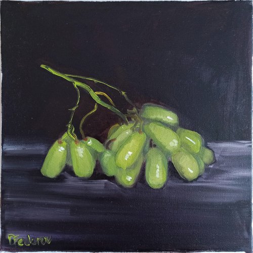 Still life with the green grape by Dmitry Fedorov