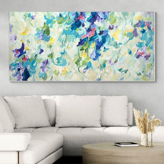 Picking Flowers - Large Abstract