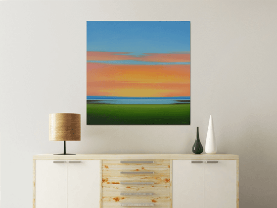 Dynamic View - Colorful Abstract Landscape