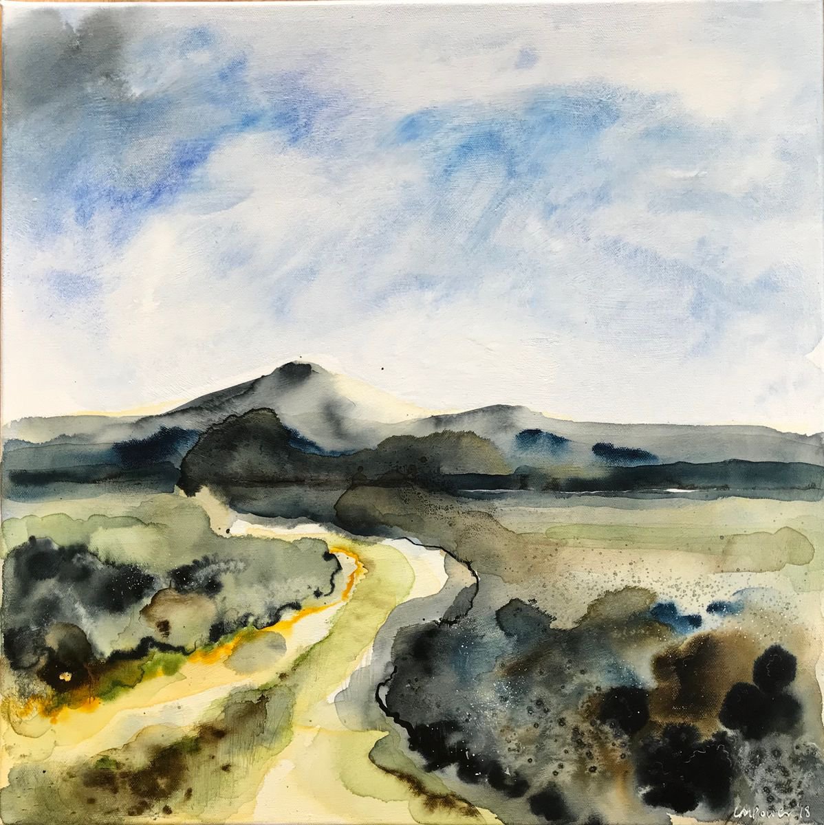 Expressive Painting , Autumn Landscape #01 By Luci Power, 20 X 20, Artwork For Sale On Artfinder