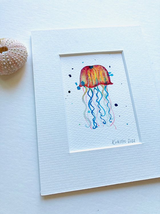 Little Jellyfish Watercolour